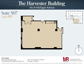 180 N Michigan Ave, Chicago, IL à louer Plan d’étage– Image 1 sur 4