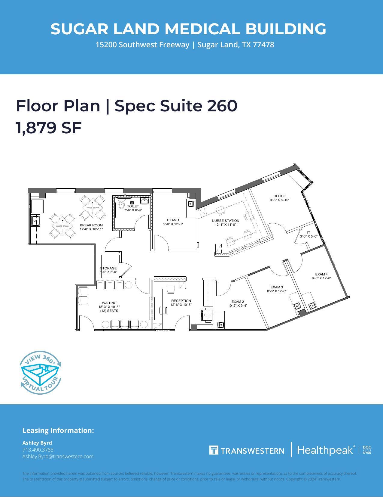 15200 Southwest Fwy, Sugar Land, TX à louer Plan d’étage– Image 1 sur 1