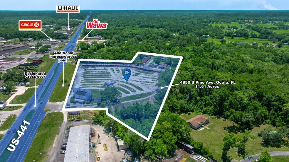 4850 S Pine Ave, Ocala, FL à vendre - Aérien – Image 2 sur 8