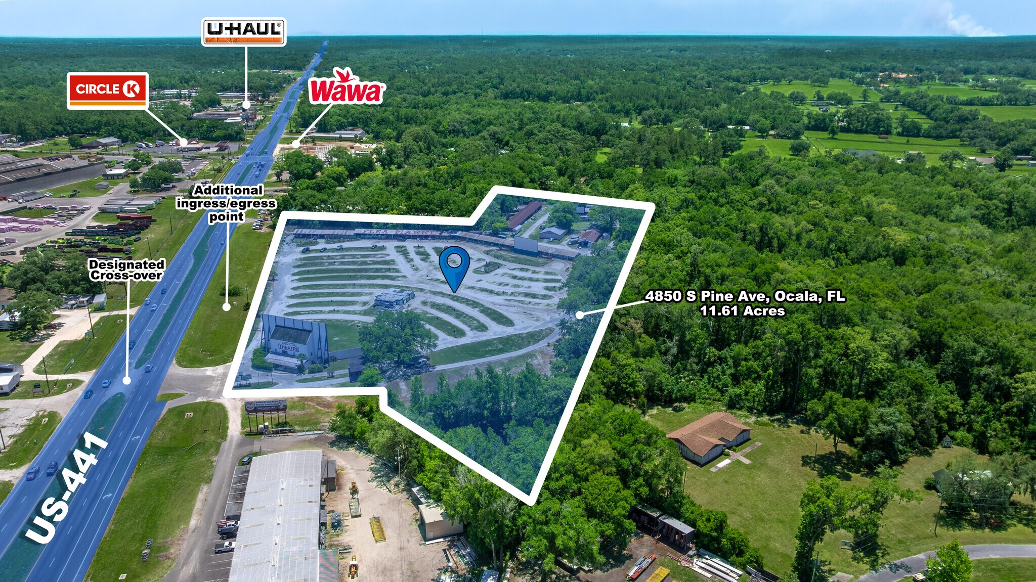 4850 S Pine Ave, Ocala, FL à vendre Aérien– Image 1 sur 9