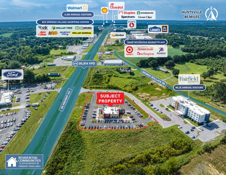 10170 US Highway 431, Albertville, AL à vendre - Aérien – Image 3 sur 4