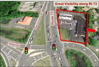 115 Rt-73, Berlin, NJ - Vue aérienne  vue de carte - Image1