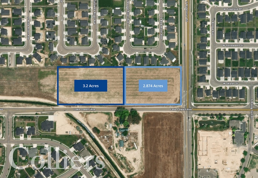 NWC Lake Lowell Ave & Middleton Rd, Nampa, ID à vendre - Aérien – Image 2 sur 2