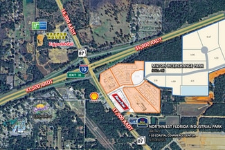 Plus de détails pour SEQ I-10 & Hwy 87, Milton, FL - Terrain à vendre