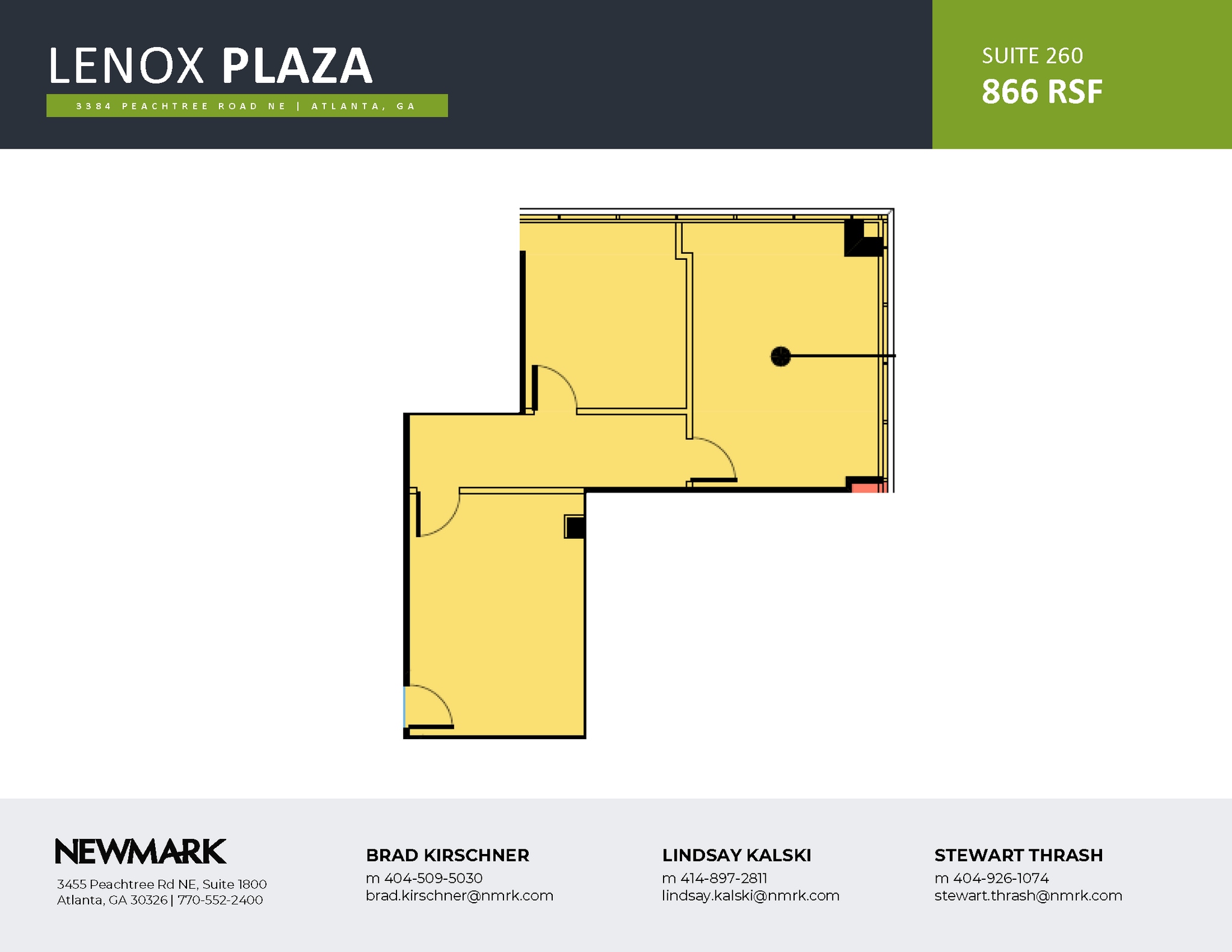 3384 Peachtree Rd NE, Atlanta, GA à louer Plan d’étage– Image 1 sur 1
