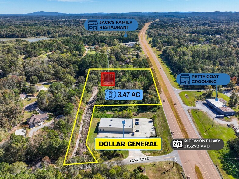 1-1 Auction 347 Acre Parcel 15K VPD, 1510 Alabama Ave, Gadsden, AL à vendre - Photo de l’immeuble – Image 2 sur 8