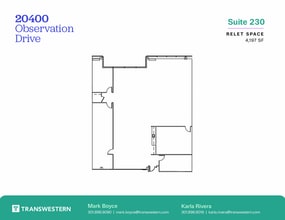 20400 Observation Dr, Germantown, MD à louer Plan d’étage– Image 1 sur 1