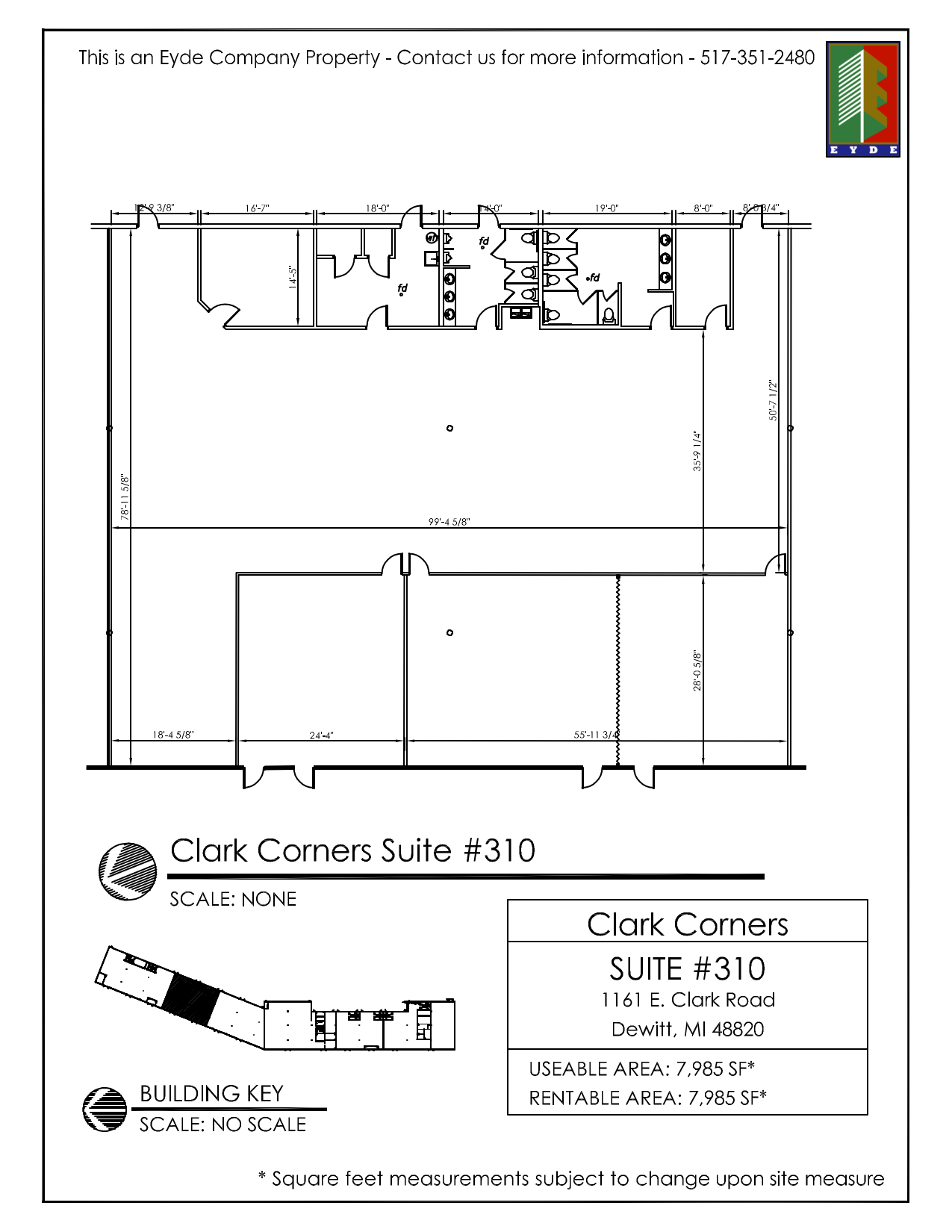 1161 E Clark Rd, Dewitt, MI à louer Plan d’étage– Image 1 sur 1