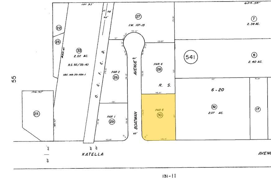 8351 Katella Ave, Stanton, CA à vendre - Plan cadastral – Image 2 sur 24