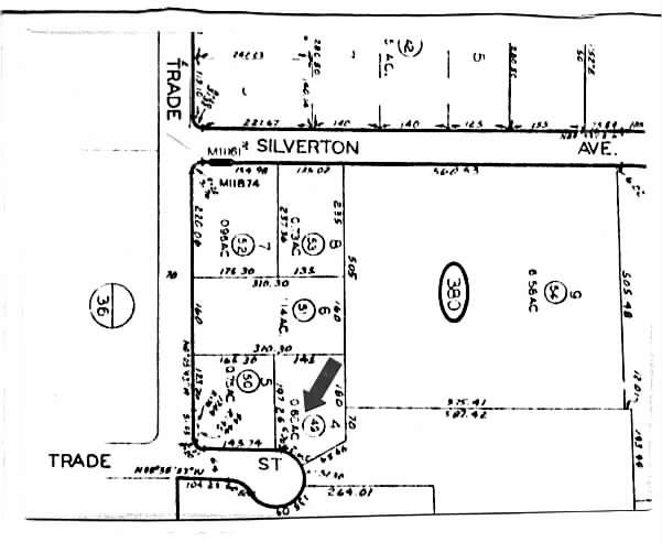 7830 Trade St, San Diego, CA à vendre - Plan cadastral – Image 2 sur 3