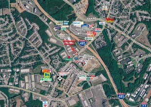 8506 S Tryon St, Charlotte, NC - Vue aérienne vue de carte