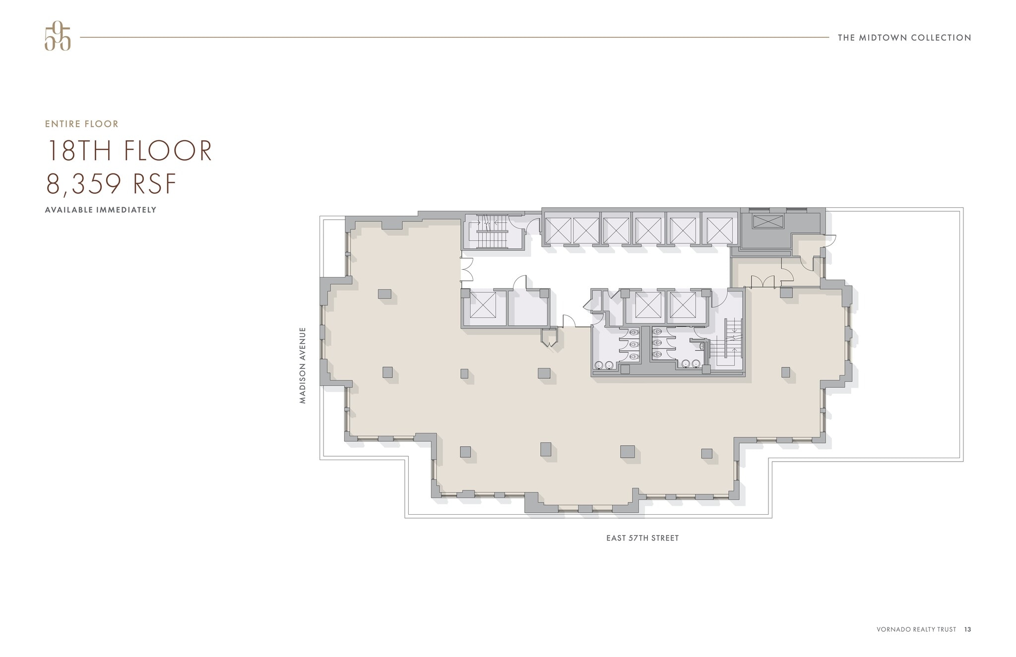 595 Madison Ave, New York, NY à louer Plan de site– Image 1 sur 2