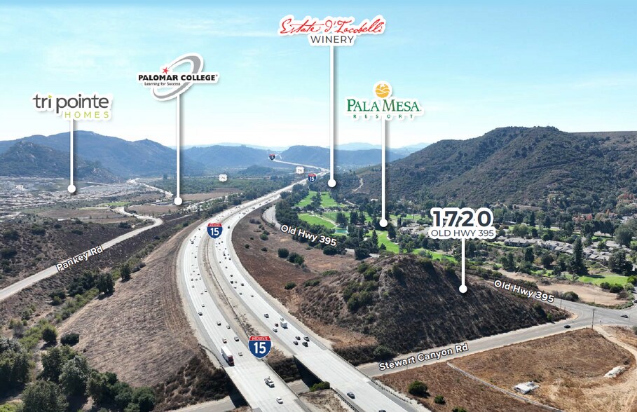 1720 Old Highway 395, Fallbrook, CA à vendre - Photo de l’immeuble – Image 3 sur 7