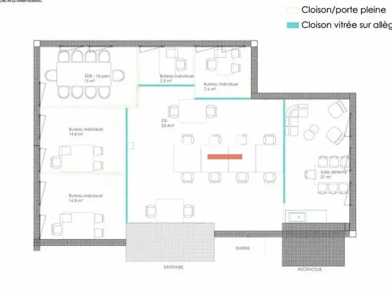 1 Rue Monseigneur Ancel, Saint-Priest à louer Plan d’étage– Image 1 sur 1