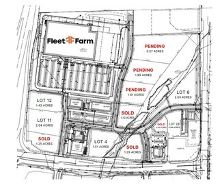 Plus de détails pour Edgewood Town Centre NE, Cedar Rapids, IA - Terrain à vendre