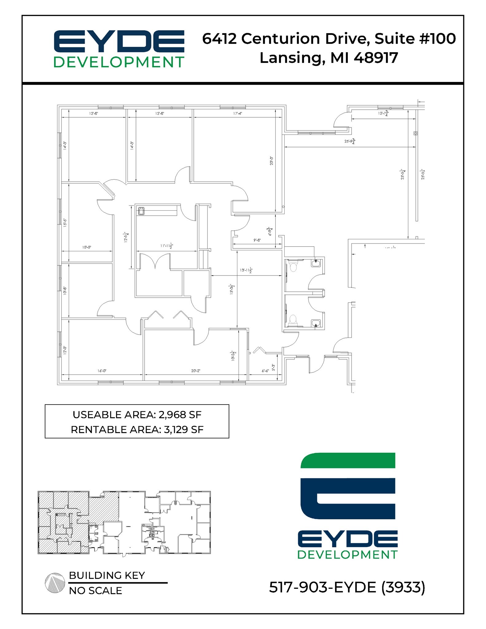 6412 Centurion Dr, Lansing, MI à louer Plan de site– Image 1 sur 1