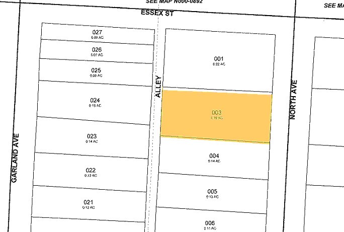 2824 North Ave, Richmond, VA à vendre - Plan cadastral – Image 3 sur 5