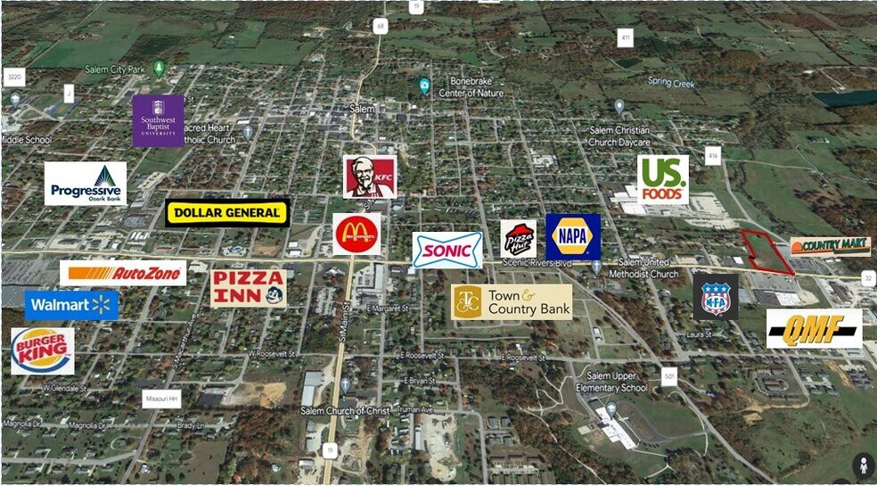 0 E Scenic Rivers Blvd, Salem, MO à vendre - Aérien – Image 3 sur 4