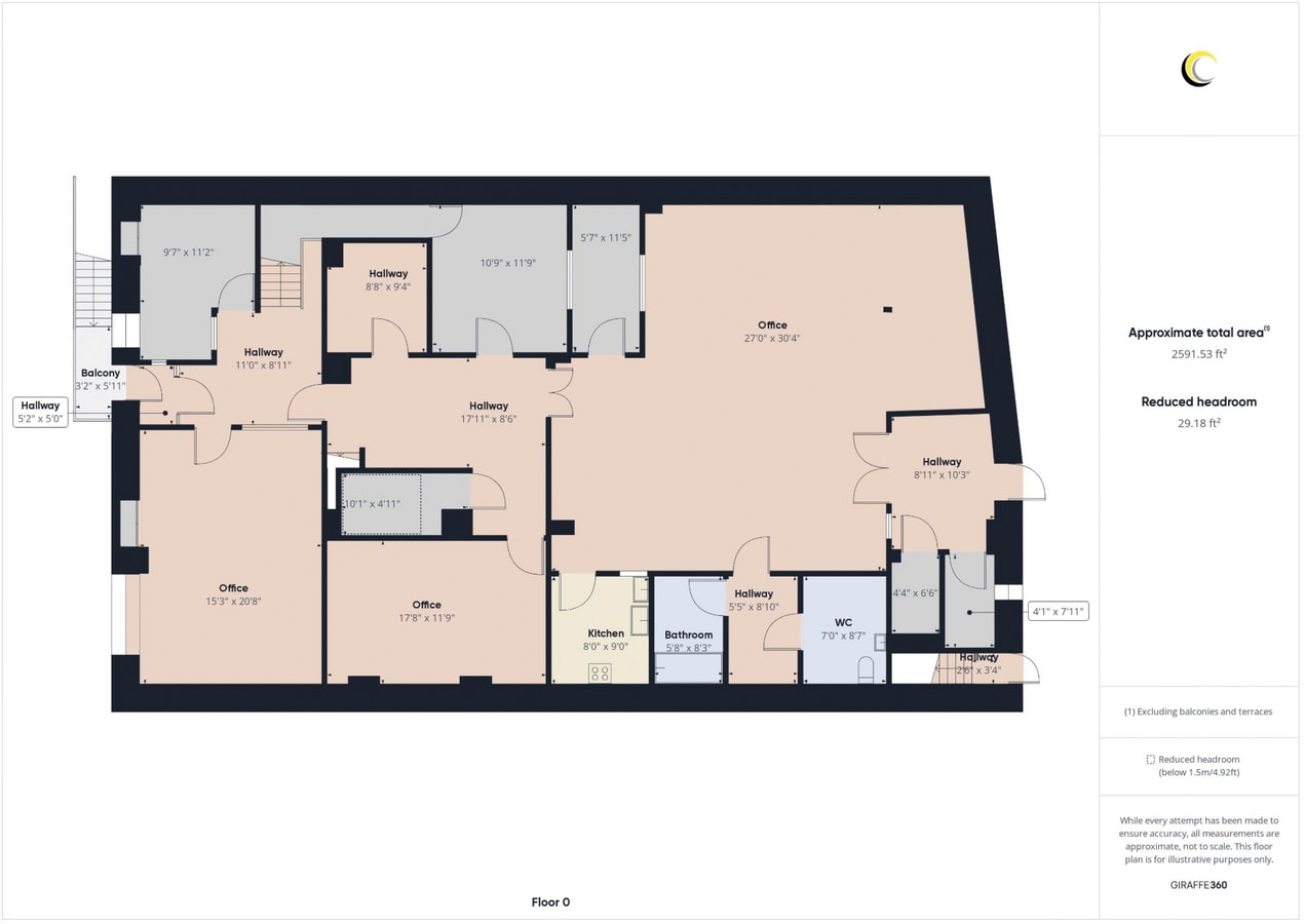 59-62 Derby Sq, Douglas, IOM IM1 3LP - Lot 61-62 -  - Plan d’étage - Image 1 of 2