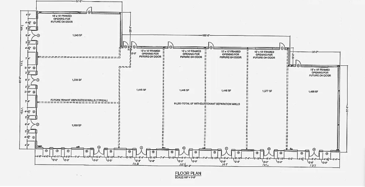 1693 S Pollock St, Selma, NC à louer Plan d’étage– Image 1 sur 1