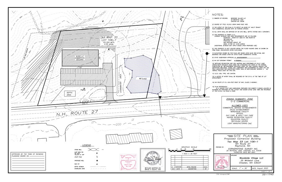 209 NH-27, Raymond, NH à vendre - Plan de site – Image 2 sur 2