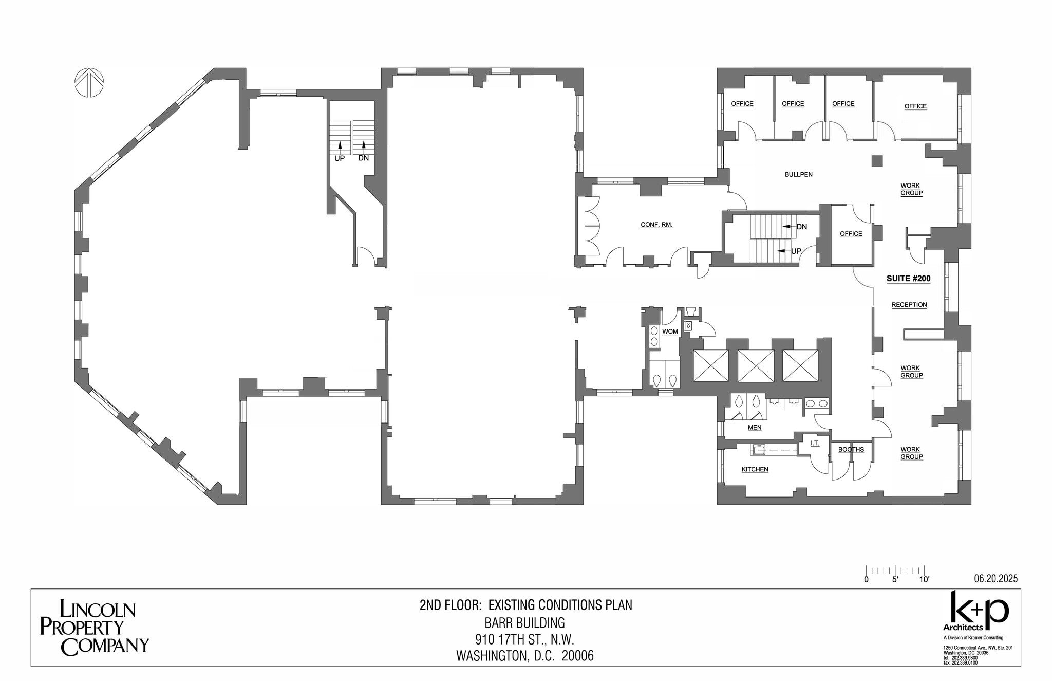 910 17th St NW, Washington, DC à louer Plan d’étage– Image 1 sur 1