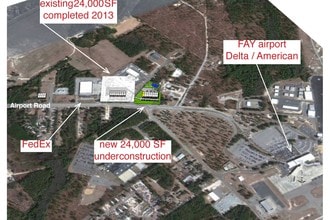 207 Airport Rd, Fayetteville, NC - VUE AÉRIENNE  vue de carte