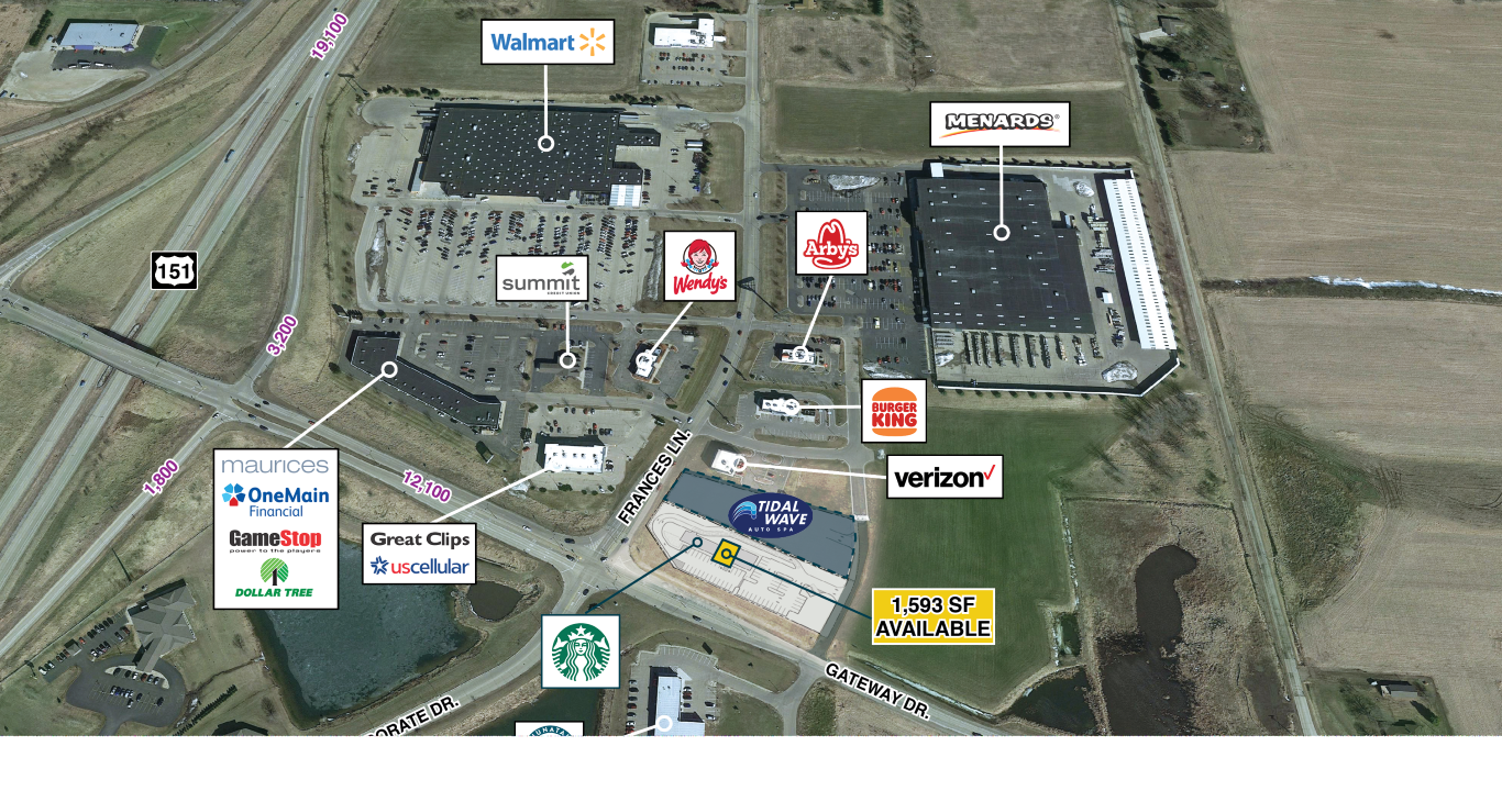 NEQ Gateway Dr. & Frances Ln, Beaver Dam, WI à louer Photo de l’immeuble– Image 1 sur 4