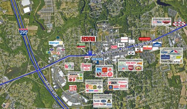 7124-7156 Mechanicsville Tpke, Mechanicsville, VA - VUE AÉRIENNE  vue de carte