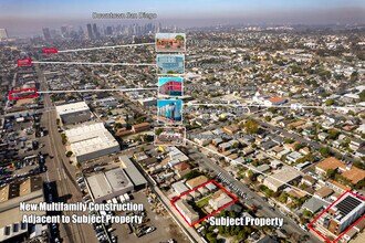 3141-3153 Imperial Ave, San Diego, CA - Vue aérienne vue de carte
