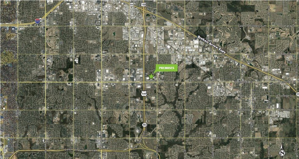 E 69TH STREET & 107TH E Ave, Tulsa, OK à vendre - Aérien – Image 2 sur 4
