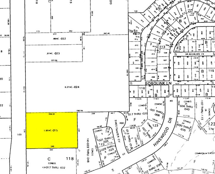 8301 S Cass Ave, Darien, IL à vendre - Plan cadastral – Image 2 sur 5