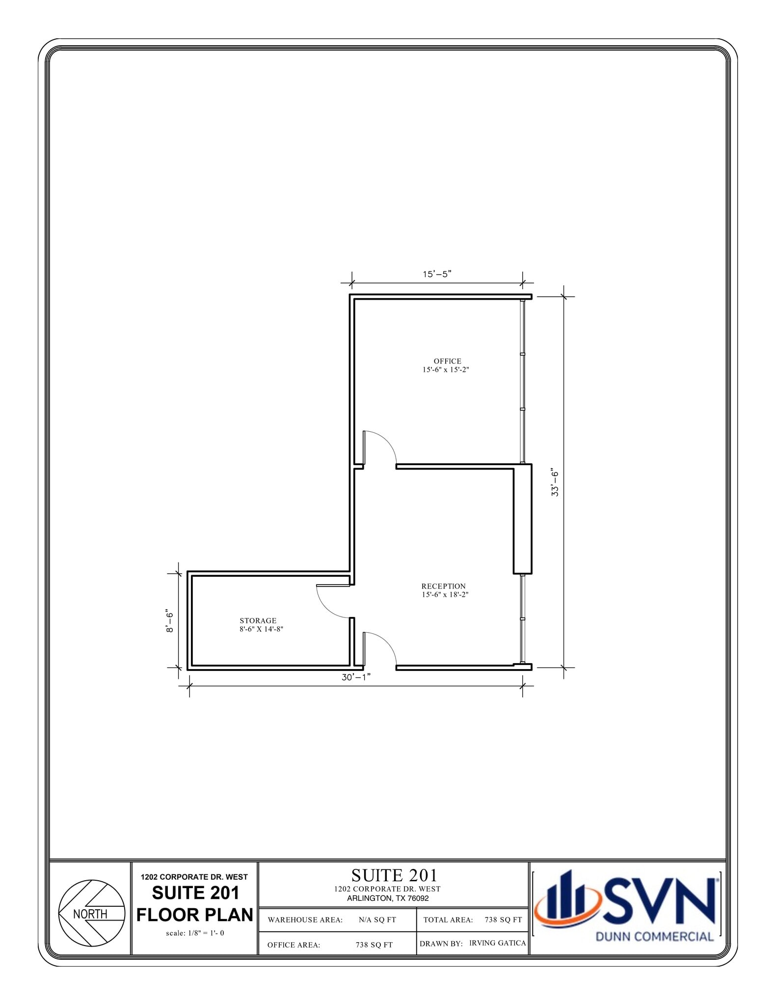 2401 Avenue J, Arlington, TX à louer Plan de site– Image 1 sur 1