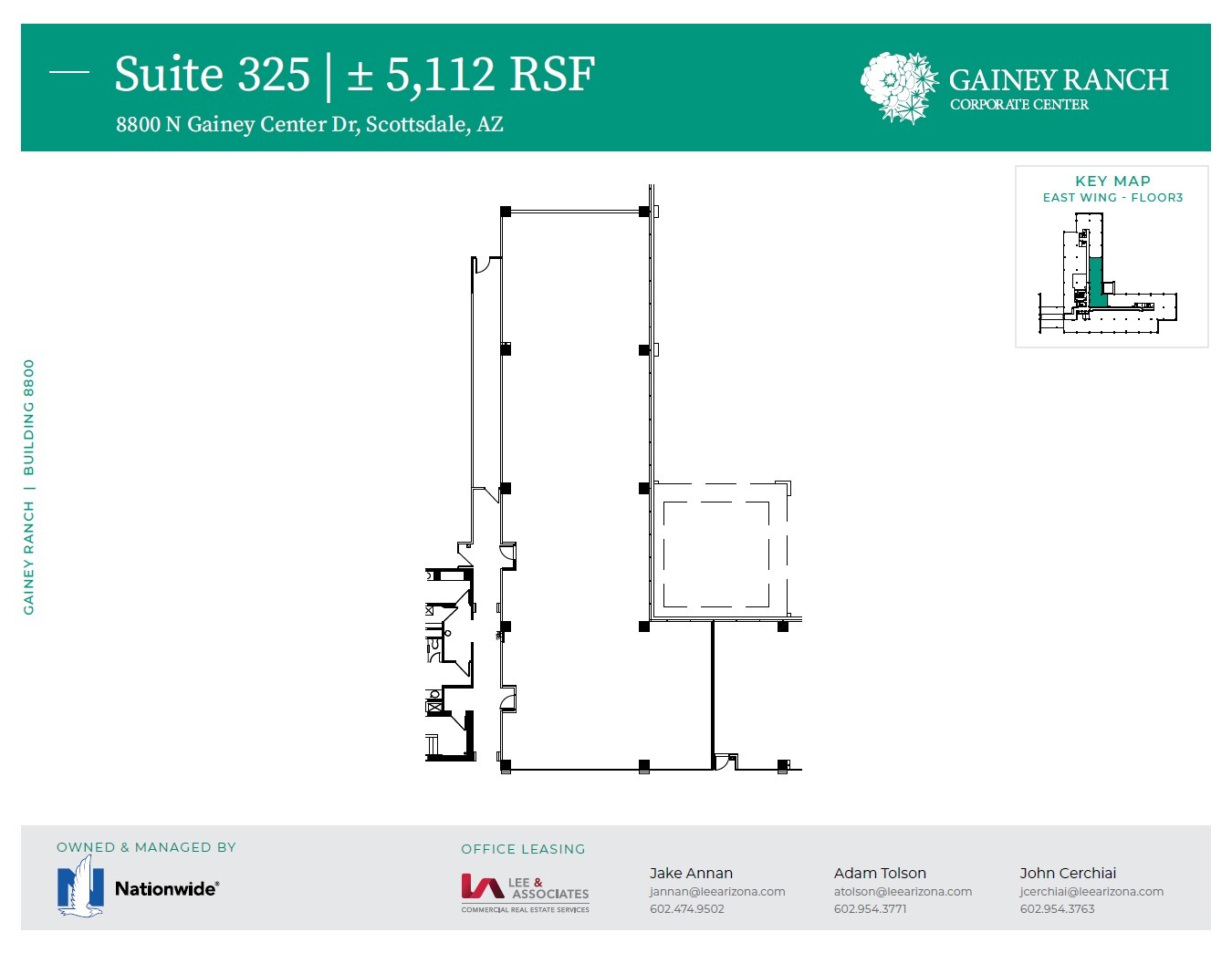 8800 N Gainey Center Dr, Scottsdale, AZ à louer Plan d’étage– Image 1 sur 1