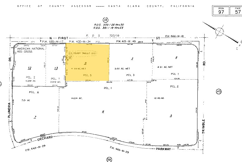 2711-2717 N 1st St, San Jose, CA à louer - Plan cadastral – Image 2 sur 12