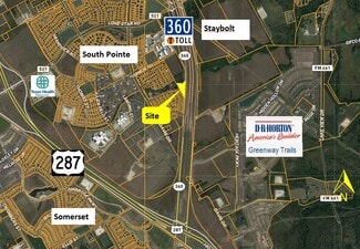 Plus de détails pour 1800 S. 360 Toll hwy, Mansfield, TX - Terrain à vendre