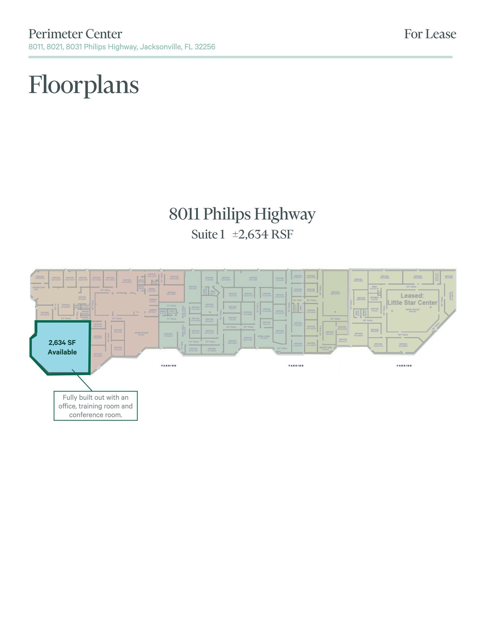 8011 Philips Hwy, Jacksonville, FL à louer Plan de site– Image 1 sur 2