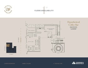 607 14th St NW, Washington, DC à louer Plan d’étage– Image 2 sur 2