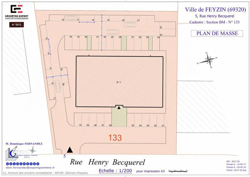 Bureau dans Feyzin à louer - Plan de site – Image 2 sur 5
