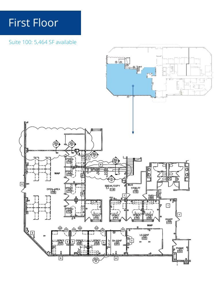 4433 Corporation Ln, Virginia Beach, VA à louer Plan d’étage– Image 1 sur 1