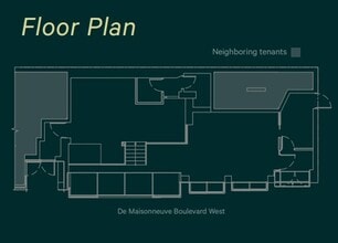2015 Rue Crescent, Montréal, QC à louer Plan d’étage– Image 1 sur 6