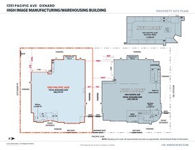 1151 Pacific Ave, Oxnard, CA à louer Plan de site– Image 2 sur 2