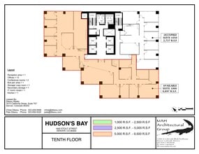 1600 Stout St, Denver, CO à louer Plan de site– Image 1 sur 1