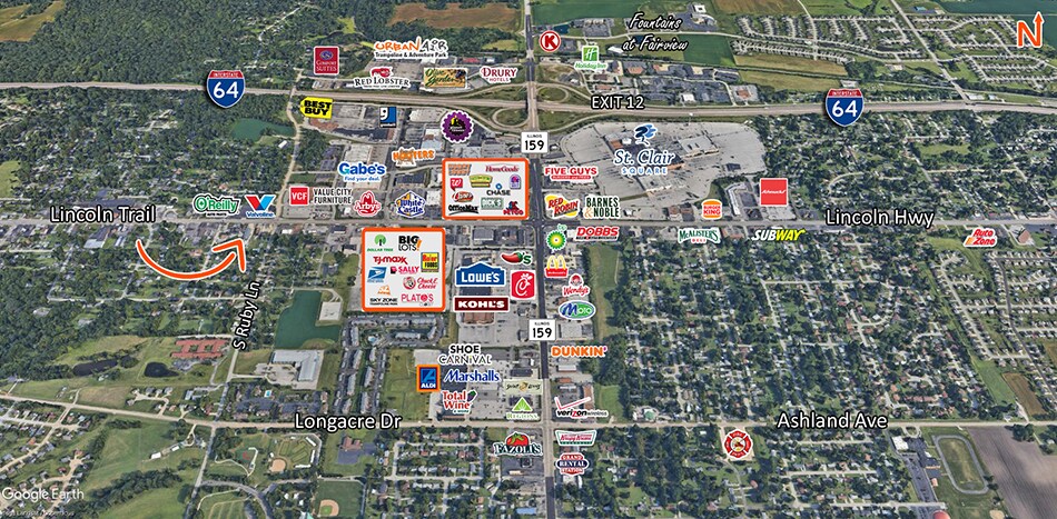 10608 Lincoln Trl, Fairview Heights, IL à vendre - Photo de l’immeuble – Image 3 sur 3