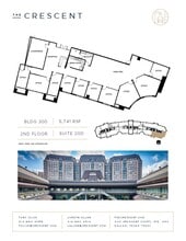 100 Crescent Ct, Dallas, TX à louer Plan d’étage– Image 1 sur 4
