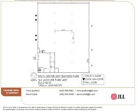 1161-1177 Andover Park W, Tukwila, WA à louer Plan d’étage– Image 1 sur 1