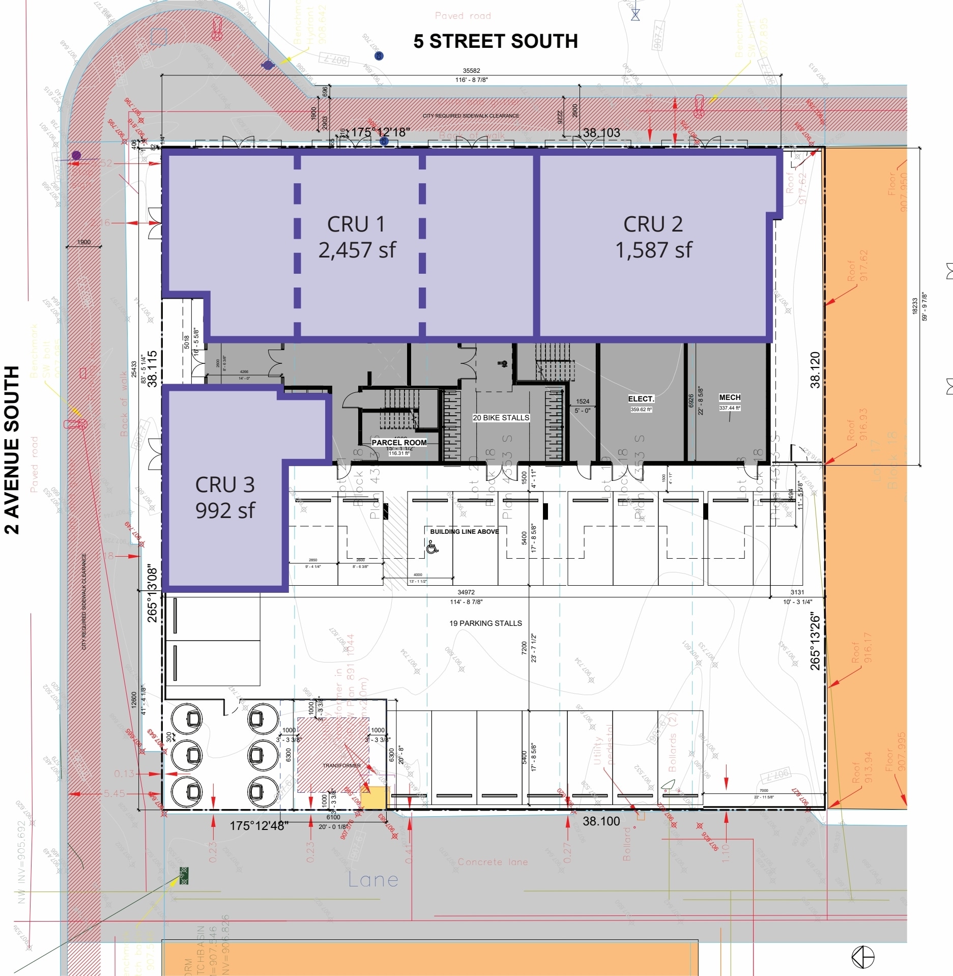 202 5 St S, Lethbridge, AB à louer Plan de site– Image 1 sur 1