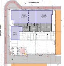 202 5 St S, Lethbridge, AB à louer Plan de site– Image 1 sur 1