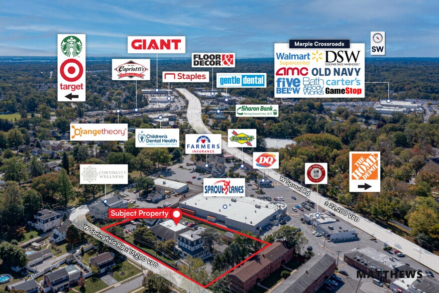 820 W Springfield Rd, Marple Township Delaware, PA à vendre - Photo de l’immeuble – Image 3 sur 3