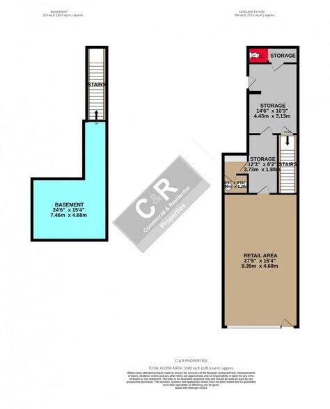 854 Chester Rd, Manchester à louer - Plan d’étage – Image 3 sur 9